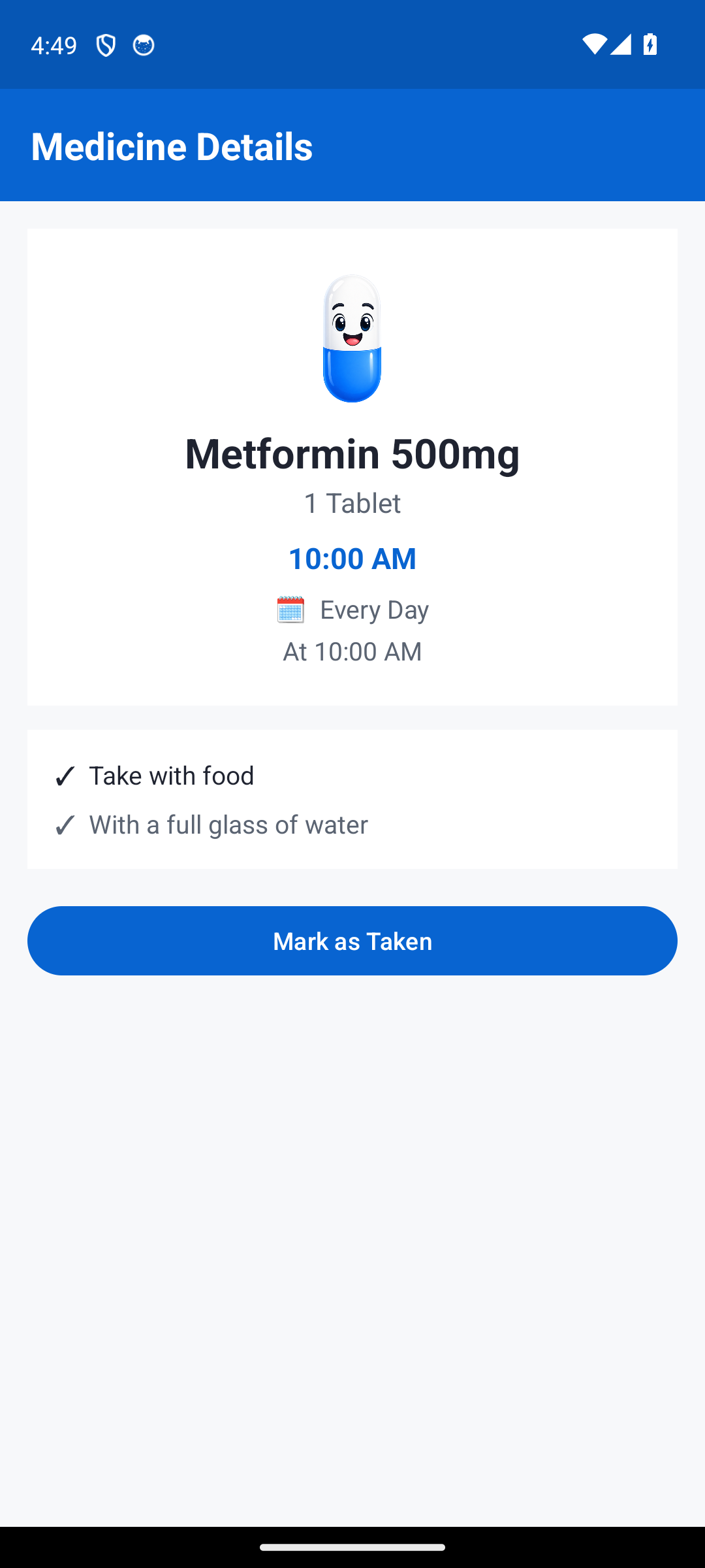 Medicine details